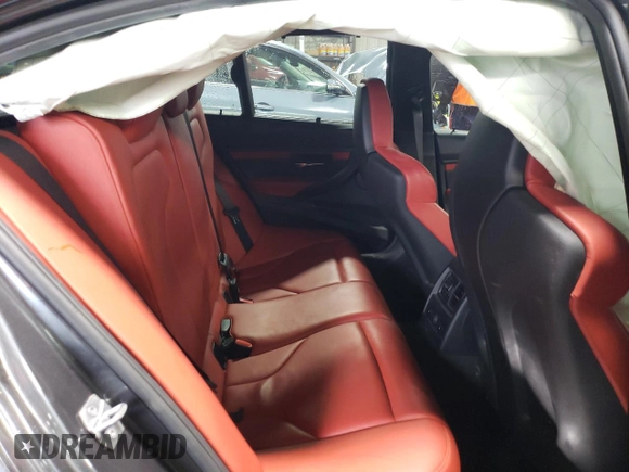 2016 BMW M3 with VIN WBS8M9C58G5D31002, listed as a Copart auction lot 43856904 with 55,300 mi miles. Bid and sale history available at carsss.com. Image 10.