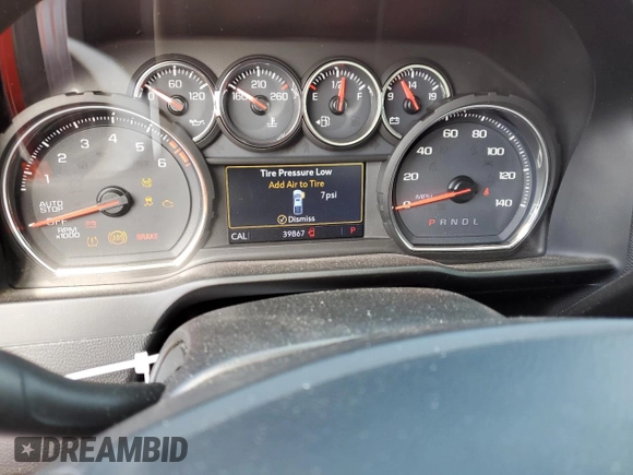 2019 Chevrolet Silverado 1500 RST with VIN 1GCRWDEDXKZ358553, listed as a Copart auction lot 87627785 with 39,867 mi miles and Salvage Title. Bid and sale history available at carsss.com. Image 9.