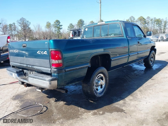 1996 Dodge Ram 1500 with VIN 3B7HF13Z8TG121571, listed as a IAAI auction lot 41759066 with 157,129 mi miles. Bid and sale history available at carsss.com. Image 4.