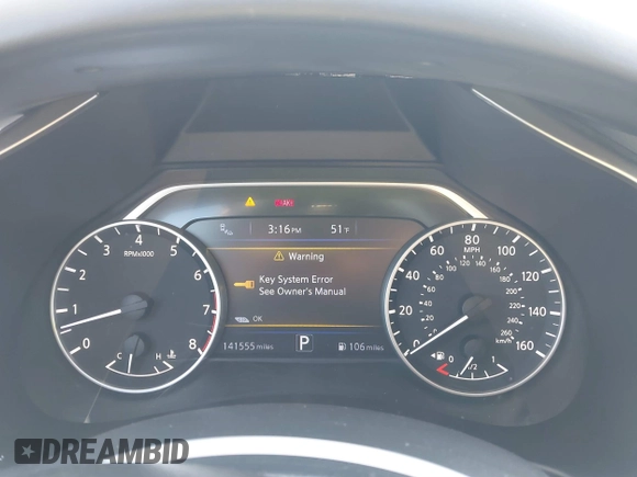 2017 Nissan Murano S with VIN 5N1AZ2MH2HN153270, listed as a IAAI auction lot 41720819 with 141,555 mi miles and . Bid and sale history available at DreamBid. Image 7.