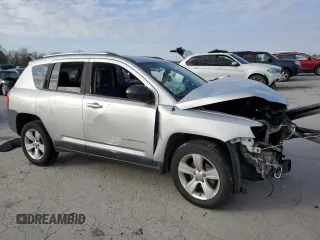 2012 Jeep Compass Sport with VIN 1C4NJCBB5CD503698, listed as a Copart auction lot 83105324 with 0 mi miles and Salvage Title. Bid and sale history available at carsss.com. Image 4.