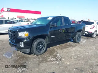 2021 GMC Canyon 2WD Elevation with VIN 1GTH5CEN4M1293315, listed as a IAAI auction lot 41754009 with 42,971 mi miles. Bid and sale history available at carsss.com. Image 2.