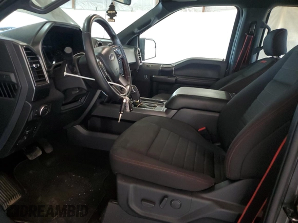 2020 Ford F-150 XL with VIN 1FTEW1E44LFC02735, listed as a Copart auction lot 62062125 with 111,471 mi miles and Salvage title. Bid and sale history available at DreamBid. Image 7.
