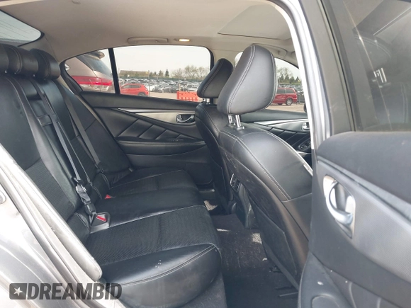 2016 Infiniti Q50 3.0t Red Sport 400 with VIN JN1FV7AR8GM451720, listed as a IAAI auction lot 42163857 with 122,158 mi miles. Bid and sale history available at carsss.com. Image 8.