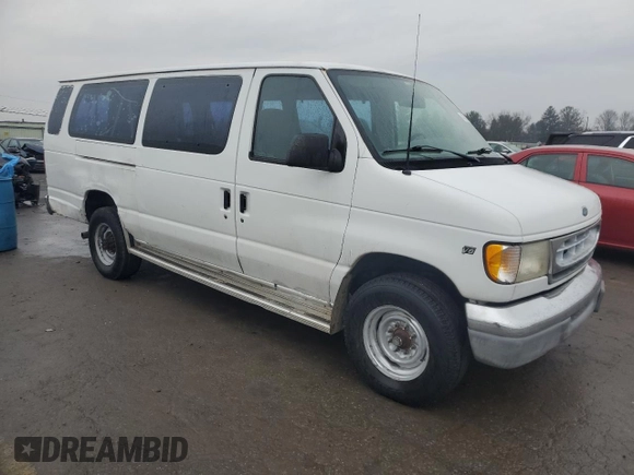2000 Ford Econoline Passenger XL with VIN 1FBSS31L7YHB41694, listed as a Copart auction lot 43387385 with 108,458 mi miles and Salvage Title. Bid and sale history available at DreamBid. Image 4.