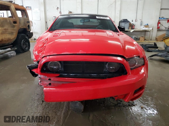 2013 Ford Mustang GT with VIN 1ZVBP8CF8D5263930, listed as a Copart auction lot 55014525 with 166,983 mi miles and Salvage title. Bid and sale history available at DreamBid. Image 5.