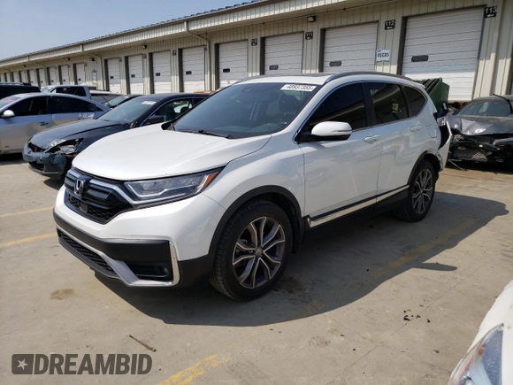 2020 Honda CR-V Touring with VIN 2HKRW1H90LH401974, listed as a Copart auction lot 48937355 with 82,617 mi miles and Salvage Title. Bid and sale history available at carsss.com. Image 1.