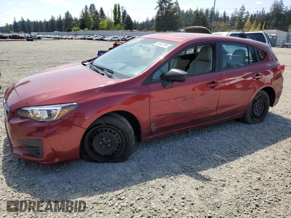 2019 Subaru Impreza с VIN 4S3GTAB67K3700001, выставлен на аукционе Copart как лот 55342785 с пробегом 38 133 миль миль и Списание • Salvage title. История ставок и продаж доступна на DreamBid. Изображение 1.
