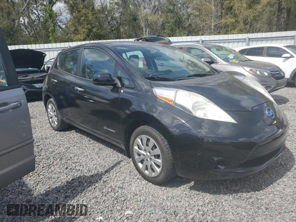 2015 Nissan LEAF SV with VIN 1N4AZ0CPXFC315808, listed as a Copart auction lot 47897795 with 56,918 mi miles and Clean title. Bid and sale history available at DreamBid. Image 4.