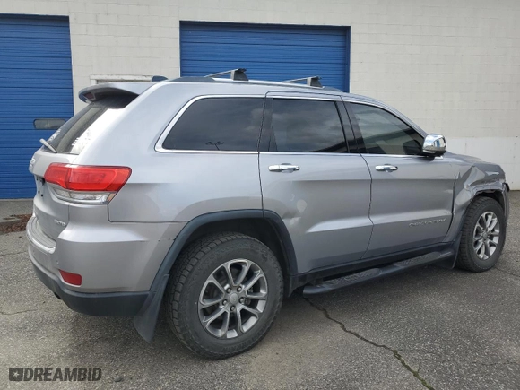 2014 Jeep Grand Cherokee Limited with VIN 1C4RJFBG9EC205632, listed as a Copart auction lot 50808745 with 122,357 mi miles and Salvage Title. Bid and sale history available at carsss.com. Image 3.