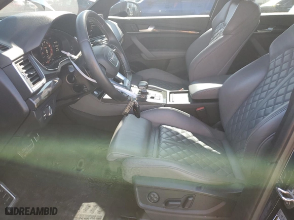 2020 Audi SQ5 Premium Plus with VIN WA1B4AFY0L2022521, listed as a Copart auction lot 49800675 with 76,075 mi miles and Salvage Title. Bid and sale history available at carsss.com. Image 7.
