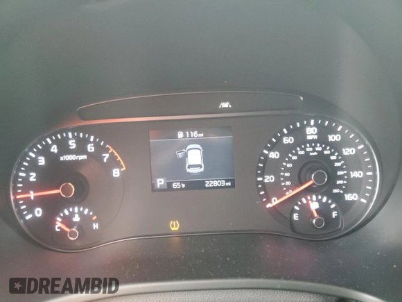 2021 Kia Soul S with VIN KNDJ23AU2M7142171, listed as a Copart auction lot 54244195 with 22,803 mi miles and Salvage Title. Bid and sale history available at DreamBid. Image 9.