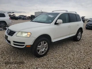 2006 Volkswagen Touareg 4.2L V8 with VIN WVGZM77L66D022053, listed as a Copart auction lot 57237394 with 114,978 mi miles and Clean Title. Bid and sale history available at DreamBid. Image 1.