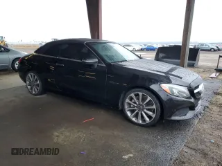 2018 Mercedes-Benz C 300 with VIN WDDWK4JB4JF616932, listed as a Copart auction lot 82574154 with 87,768 mi miles and Salvage Title. Bid and sale history available at DreamBid. Image 4.