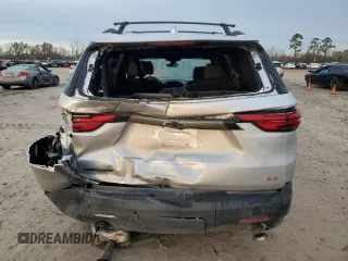 2022 Chevrolet Traverse RS with VIN 1GNERJKW4NJ124865, listed as a Copart auction lot 89060145 with 51,651 mi miles and Salvage title. Bid and sale history available at DreamBid. Image 6.