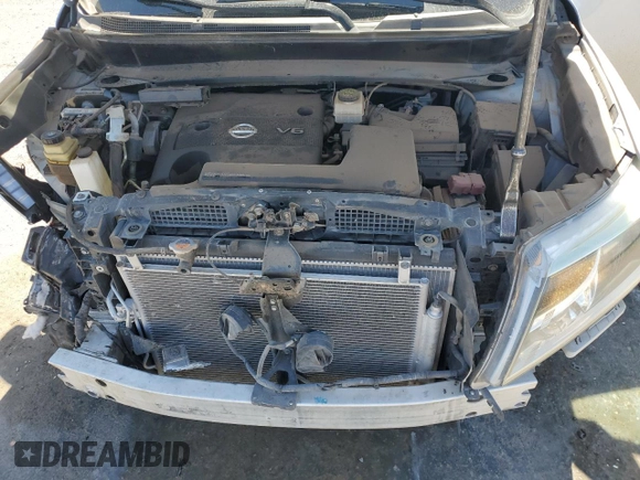 2015 Nissan Pathfinder Platinum with VIN 5N1AR2MMXFC678664, listed as a Copart auction lot 55984535 with 121,831 mi miles and Salvage title. Bid and sale history available at DreamBid. Image 12.