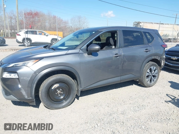 2022 Nissan Rogue SV with VIN 5N1BT3BB6NC702762, listed as a IAAI auction lot 41884129 with 30,029 mi miles. Bid and sale history available at carsss.com. Image 18.
