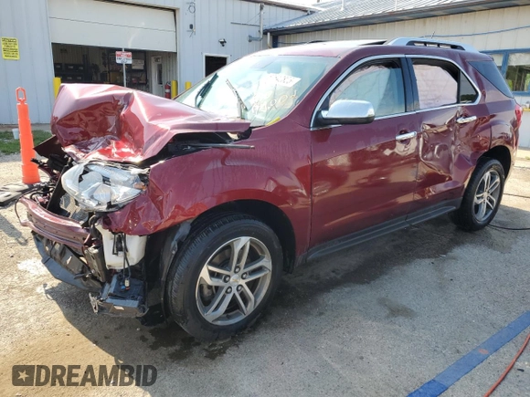 2016 Chevrolet Equinox LTZ с VIN 2GNALDEK1G6253821, выставлен на аукционе Copart как лот 57642825 с пробегом Не указан миль и Списание • Salvage title. История ставок и продаж доступна на DreamBid. Изображение 1.