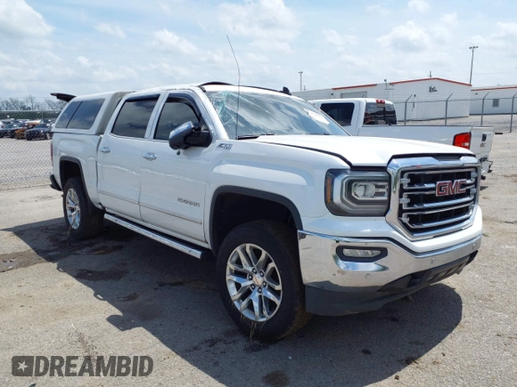 2018 GMC Sierra 1500 SLT z VIN 3GTU2NEC9JG240754, wystawiony jako IAAI lot #41890229 z przebiegiem 183 966 mil mil oraz . Historia ofert i sprzedaży dostępna na DreamBid. Obrazek 1.