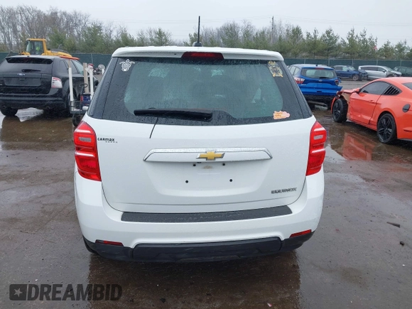 2016 Chevrolet Equinox LS with VIN 2GNALBEK5G6211527, listed as a IAAI auction lot 41824325 with 155,066 mi miles. Bid and sale history available at carsss.com. Image 16.