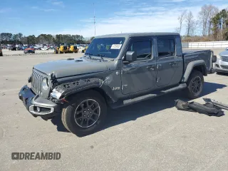 2022 Jeep Gladiator Overland with VIN 1C6HJTFG7NL164641, listed as a Copart auction lot 47059905 with 23,811 mi miles and Salvage title. Bid and sale history available at DreamBid. Image 1.