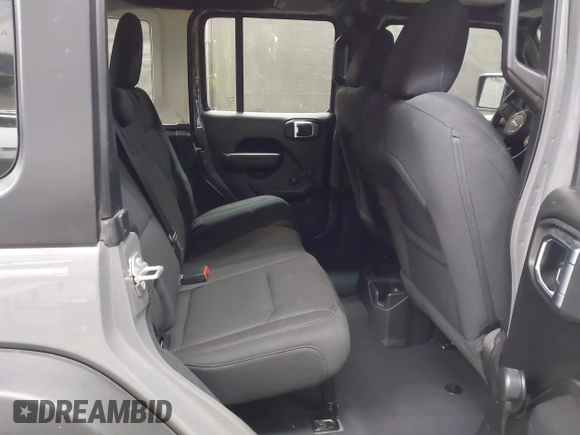 2022 Jeep Wrangler Unlimited Sport with VIN 1C4HJXDG0NW117632, listed as a IAAI auction lot 41185850 with 18,298 mi miles and . Bid and sale history available at DreamBid. Image 8.