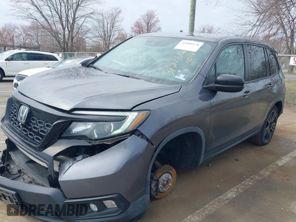 2019 Honda Passport Sport with VIN 5FNYF8H22KB012323, listed as a IAAI auction lot 41880476 with 153,341 mi miles and . Bid and sale history available at carsss.com. Image 20.