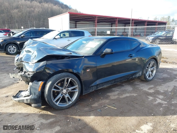2019 Chevrolet Camaro 1LT with VIN 1G1FB1RSXK0145430, listed as a IAAI auction lot 41668008 with 25,841 mi miles. Bid and sale history available at carsss.com. Image 2.