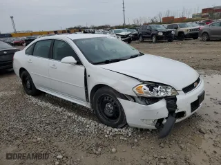 2013 Chevrolet Impala Police with VIN 2G1WD5E38D1259546, listed as a Copart auction lot 80513274 with 55,894 mi miles and Salvage Title. Bid and sale history available at carsss.com. Image 4.