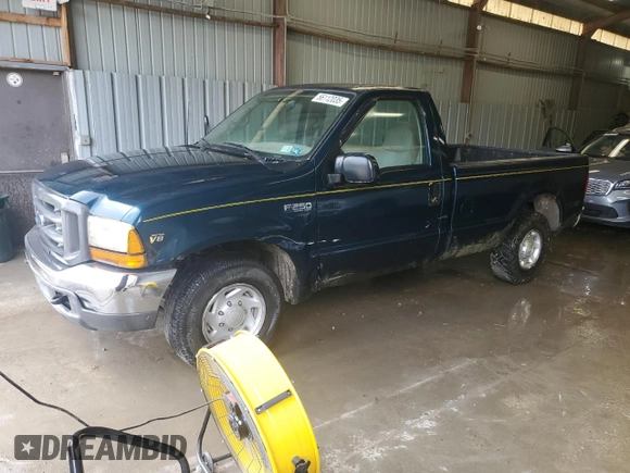 1999 Ford F-250 XL z VIN 1FTNF20L9XEE52553, wystawiony jako Copart lot #56112035 z przebiegiem 114 086 mil mil oraz Czysty tytuł • Clean title. Historia ofert i sprzedaży dostępna na DreamBid. Obrazek 1.
