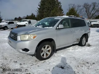 2008 Toyota Highlander with VIN JTEES41A782007912, listed as a Copart auction lot 41459685 with 135,575 mi miles and Salvage Title. Bid and sale history available at carsss.com. Image 1.