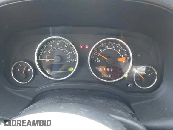 2017 Jeep Compass High Altitude with VIN 1C4NJDEB1HD111889, listed as a IAAI auction lot 41509294 with 104,038 mi miles. Bid and sale history available at carsss.com. Image 7.