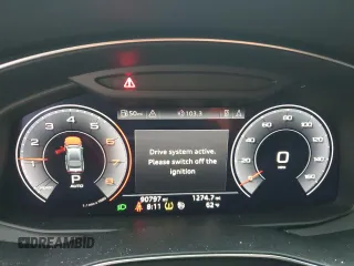 2019 Audi A7 Prestige with VIN WAUV2BF20KN113714, listed as a Copart auction lot 80414724 with 90,797 mi miles and Salvage Title. Bid and sale history available at carsss.com. Image 9.