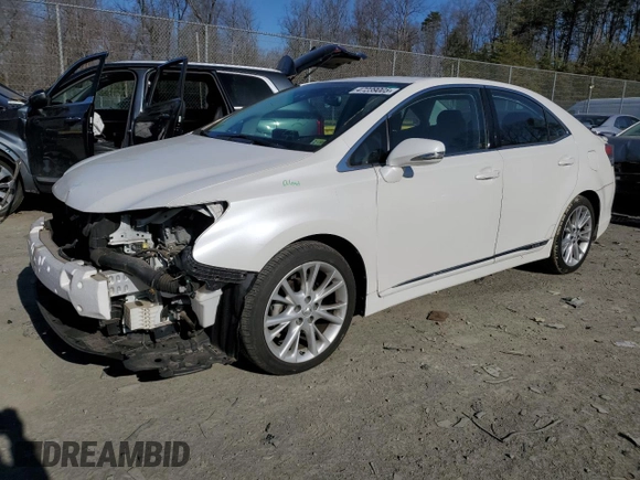 2010 Lexus HS 250h z VIN JTHBB1BA1A2006568, wystawiony jako Copart lot #47239005 z przebiegiem 80 661 mil mil oraz Szkoda całkowita • Salvage title. Historia ofert i sprzedaży dostępna na DreamBid. Obrazek 1.