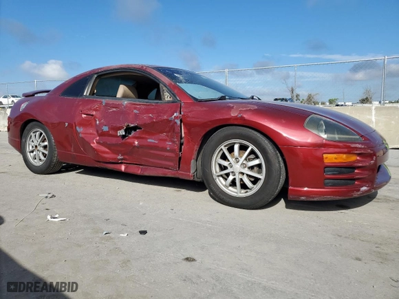 2000 Mitsubishi Eclipse GS with VIN 4A3AC44G2YE101675, listed as a Copart auction lot 85845614 with 0 mi miles and Salvage Title. Bid and sale history available at carsss.com. Image 4.