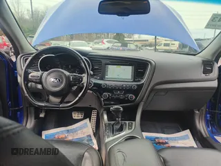2015 Kia Optima SX Turbo with VIN 5XXGR4A62FG436001, listed as a Copart auction lot 52134035 with 90,737 mi miles and Clean Title. Bid and sale history available at carsss.com. Image 9.