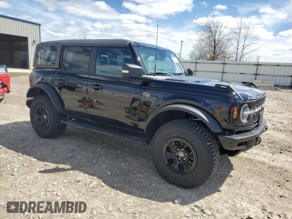2022 Ford Bronco with VIN 1FMEE5DP4NLB67930, listed as a Copart auction lot 54741955 with 8,087 mi miles and Salvage title. Bid and sale history available at DreamBid. Image 4.
