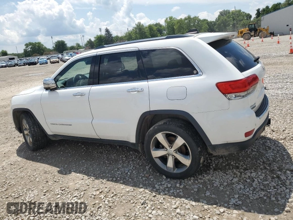 2016 Jeep Grand Cherokee Limited with VIN 1C4RJFBM1GC332741, listed as a Copart auction lot 63408575 with 181,504 mi miles and Salvage title. Bid and sale history available at DreamBid. Image 2.