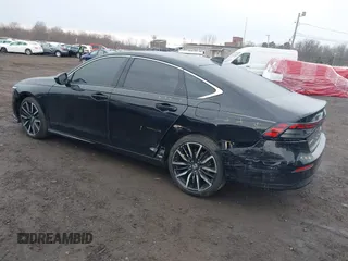 2023 Honda Accord Touring with VIN 1HGCY2F84PA019879, listed as a IAAI auction lot 41653979 with 25,125 mi miles and . Bid and sale history available at DreamBid. Image 3.