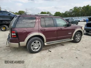 2006 Ford Explorer Eddie Bauer with VIN 1FMEU64866UA08498, listed as a Copart auction lot 50334975 with 186,415 mi miles and Salvage title. Bid and sale history available at DreamBid. Image 3.