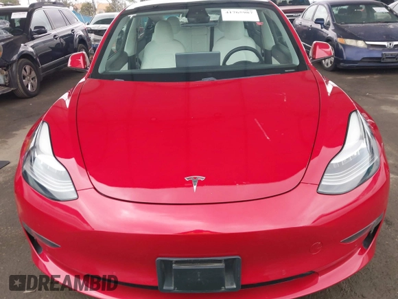 2021 Tesla Model 3 Long Range with VIN 5YJ3E1EB3MF862392, listed as a IAAI auction lot 41765987 with 51,915 mi miles and . Bid and sale history available at DreamBid. Image 11.