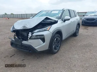 2024 Nissan Rogue SV with VIN 5N1BT3BA8RC677554, listed as a IAAI auction lot 42133131 with 33,526 mi miles and . Bid and sale history available at carsss.com. Image 18.