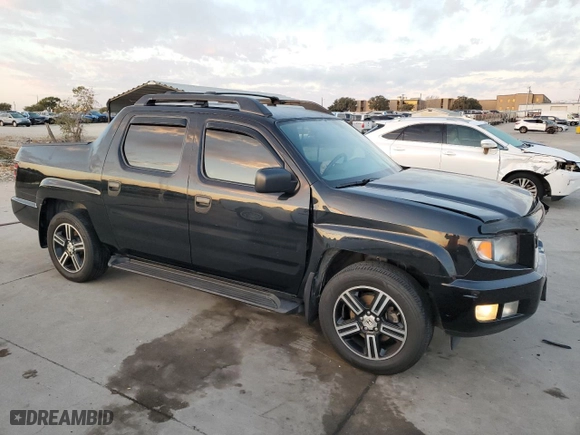 2013 Honda Ridgeline Sport with VIN 5FPYK1F72DB015363, listed as a Copart auction lot 76786614 with 101,714 mi miles and Salvage Title. Bid and sale history available at carsss.com. Image 4.