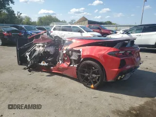2021 Chevrolet Corvette 3LT with VIN 1G1YC2D45M5101703, listed as a Copart auction lot 71655094 with 0 mi miles and Salvage Title. Bid and sale history available at carsss.com. Image 2.