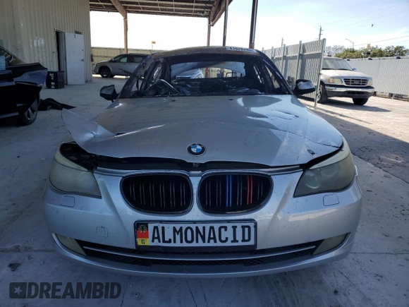 2010 BMW 5 Series 528i with VIN WBANU5C52AC366067, listed as a Copart auction lot 41628285 with Not Provided miles and Non Repairable. Bid and sale history available at carsss.com. Image 5.
