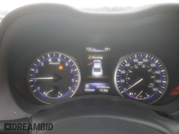 2018 Infiniti Q60 Sport with VIN JN1EV7EK4JM340498, listed as a Copart auction lot 79622844 with 93,528 mi miles and Clean Title. Bid and sale history available at DreamBid. Image 9.