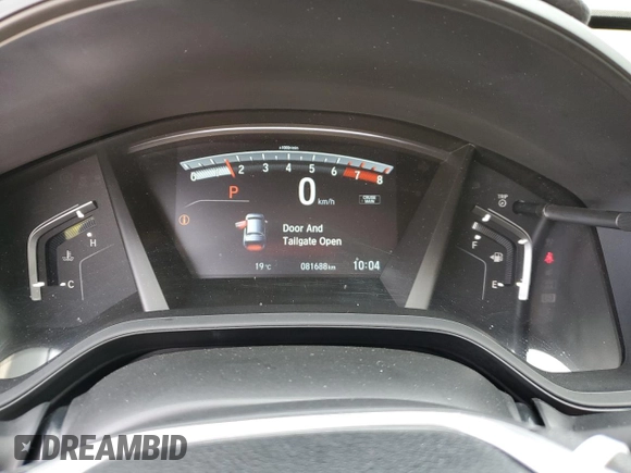 2017 Honda CR-V LX with VIN 2HKRW1H31HH003143, listed as a Copart auction lot 67753124 with 81,688 mi miles and Salvage Title. Bid and sale history available at carsss.com. Image 9.