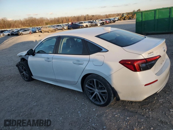2022 Honda Civic Sedan Touring with VIN 2HGFE1F96NH301464, listed as a Copart auction lot 88975525 with 66,689 mi miles and Salvage Title. Bid and sale history available at carsss.com. Image 2.