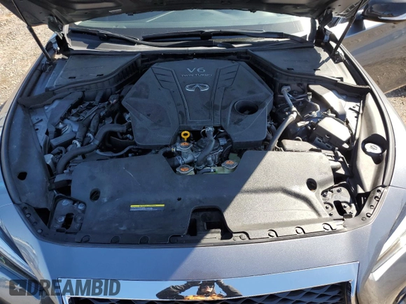 2020 Infiniti Q50 Pure with VIN JN1EV7AR8LM254097, listed as a Copart auction lot 50017965 with 69,758 mi miles and Salvage title. Bid and sale history available at DreamBid. Image 11.