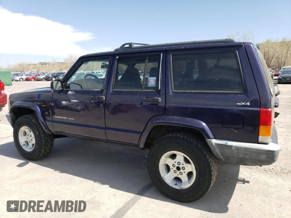 1999 Jeep Cherokee Sport z VIN 1J4FF68S8XL604061, wystawiony jako Copart lot #53175345 z przebiegiem 206 698 mil mil oraz Nie do naprawy • Non repairable. Historia ofert i sprzedaży dostępna na DreamBid. Obrazek 2.